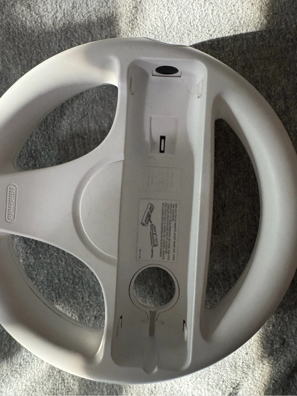 Nintendo White Racing Wheel Controllers (Pair)